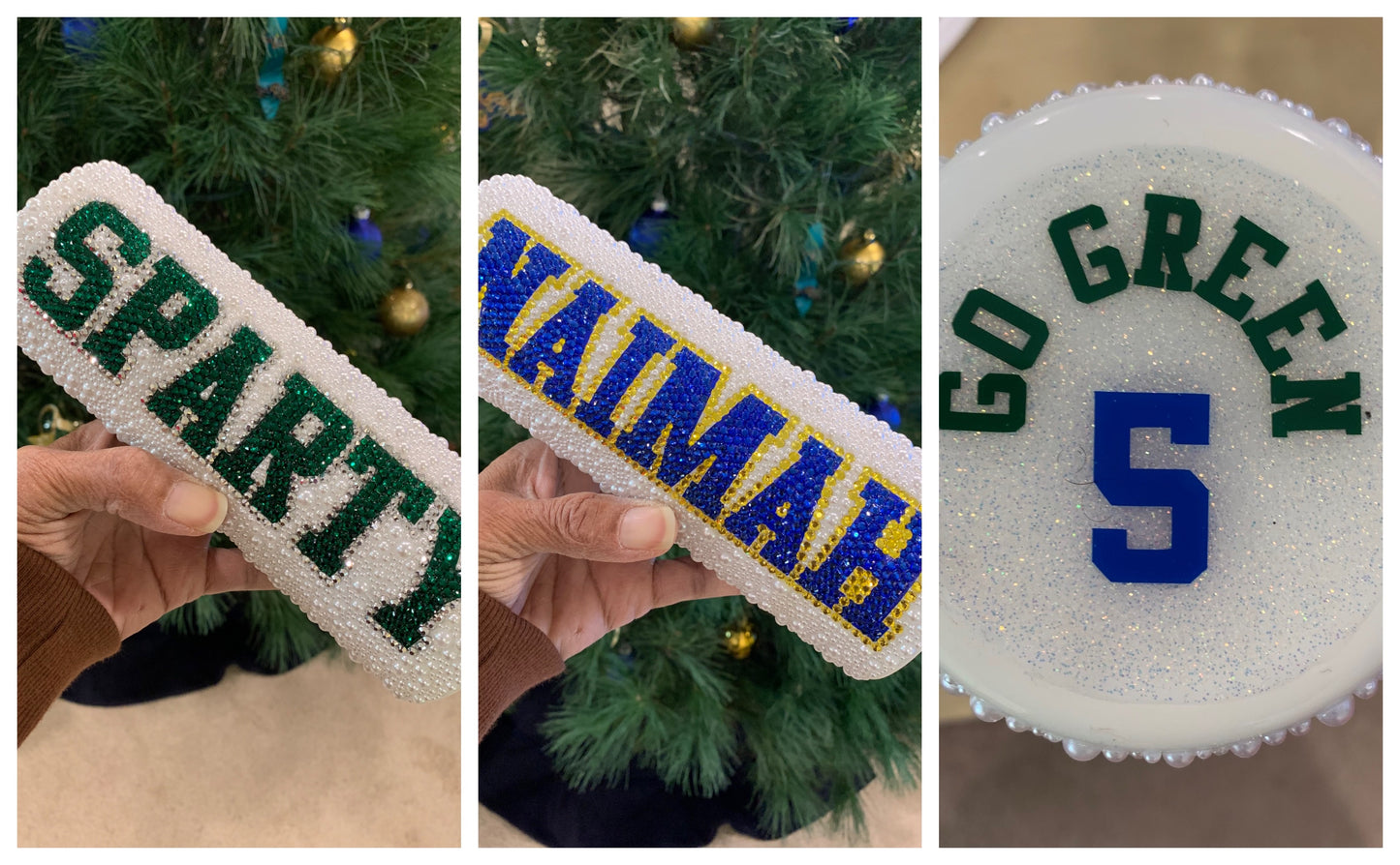 Custom Pearl Bling Tumbler