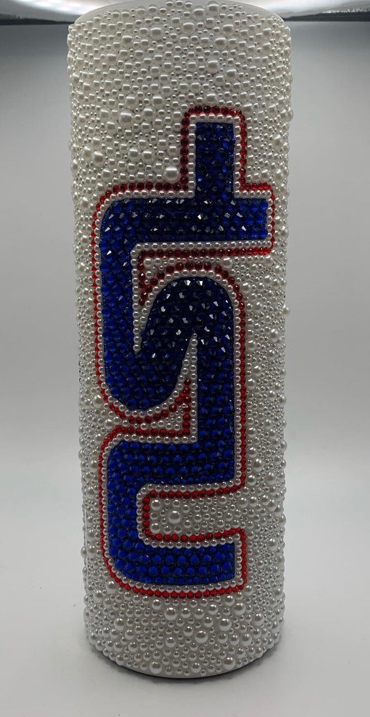 Custom Pearl Bling Tumbler
