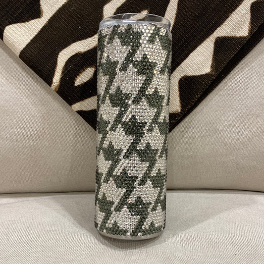 Herringbone Rhinestone Tumbler -RTS