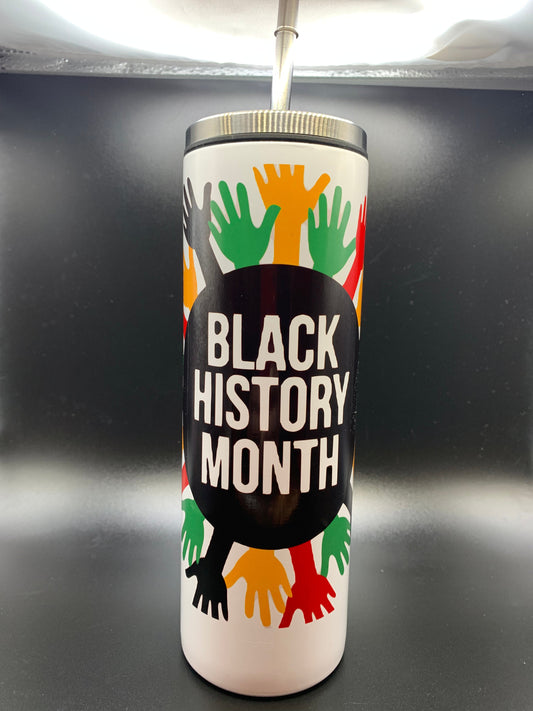 Black History Hands Tumbler RTS